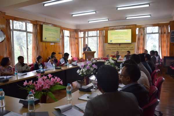 <p>A “Consultation Workshop for Revision of State Action Plan on Climate Change” was conducted on 24th of May 2018 for various State’s Department and other Stakeholders. The workshop was dedicated on identifying and prioritising sector specific adaptation actions and also apprising about the opportunities available under NAFCC, Green Climate Fund (GCF).</p>